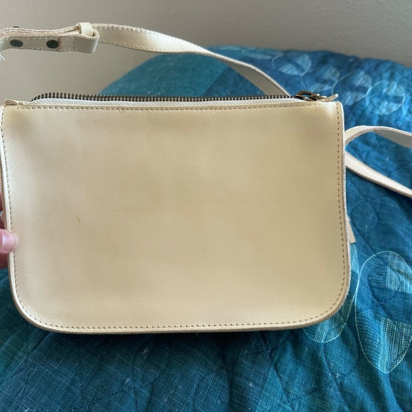 leather Madewell Simple Crossbody bag (cream) - Picture 7 of 9